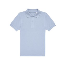 B&C BE INSPIRED Kids My Polo 180 Blush Blue