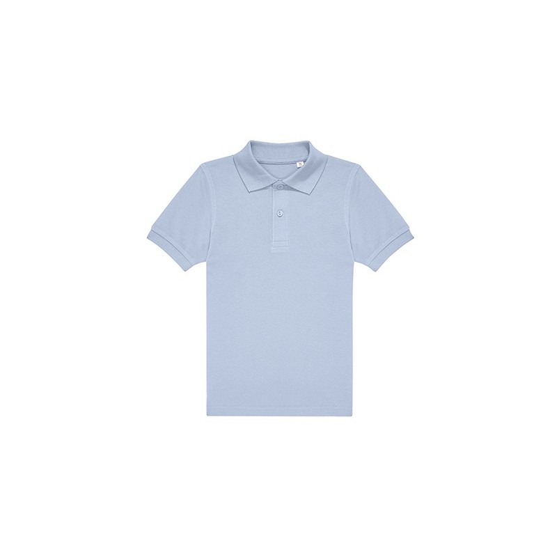 B&C BE INSPIRED Kids My Polo 180 Blush Blue
