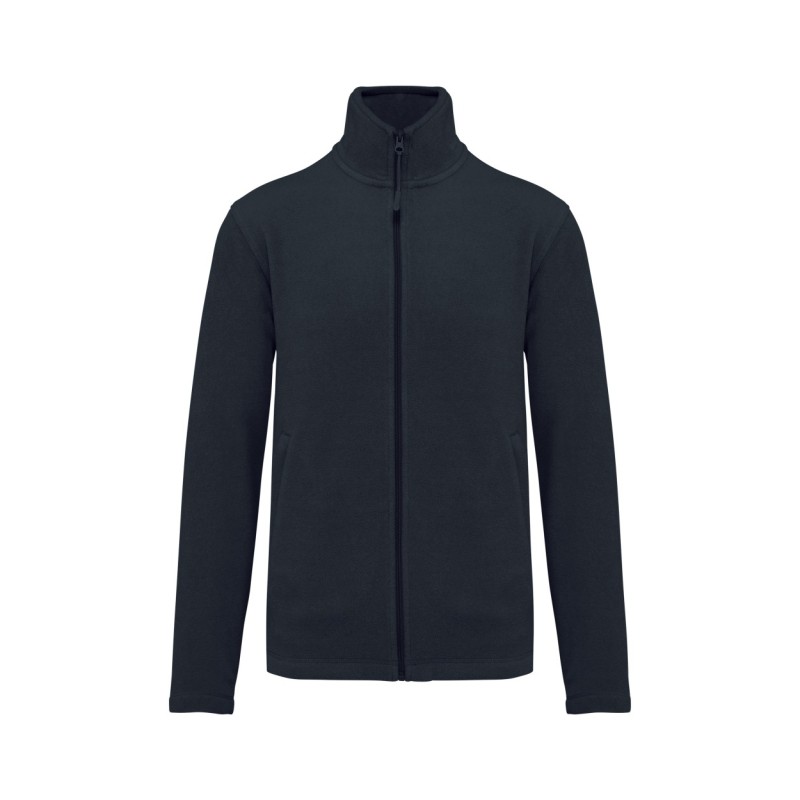 Veste micropolaire zippée Bleu Marine