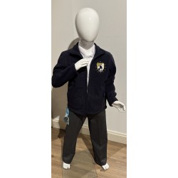 Veste Micropolaire zippée Argenteuil Bleu Marine