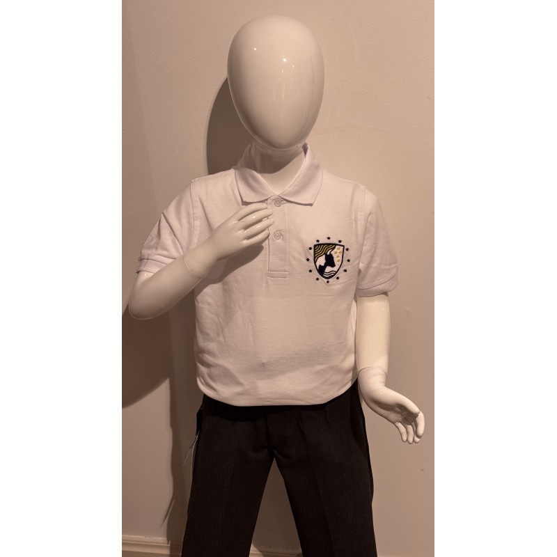 Polo 180 Manches Courtes Blanc With Embroidery Argenteuil