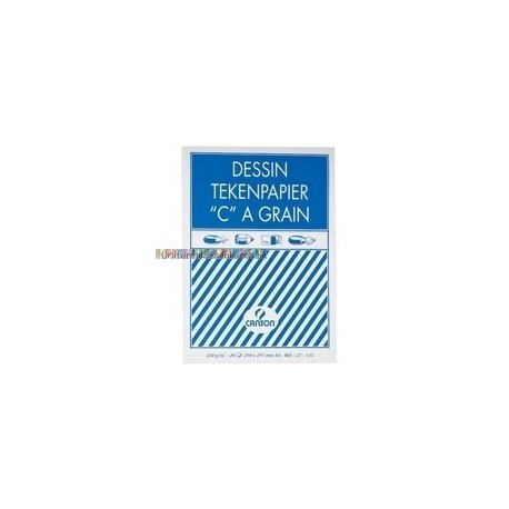 BLOC DE DESSIN A4 "C"A GRAIN 224gr.