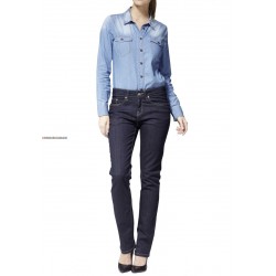 jeans bleu foncé, non délavé LAYLA (filles)