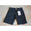 BERMUDA bleu marine in washed twill