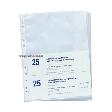 POCHETTES PERFOREES A4 /25