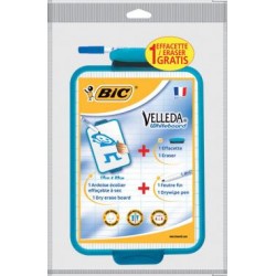 Ardoise Bic Velleda 19x26cm + feutre