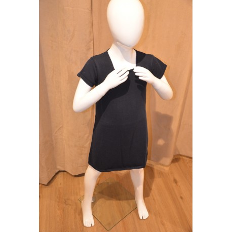 robe tricot manche courte