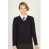 GIRLS COTTON V NECK JUMPER