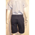 BERMUDA bleu marine in washed twill