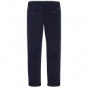 pantalon twill basic bleu marine