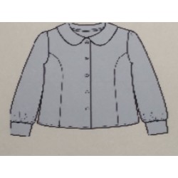 Chemisier Col Claudine Manches Longues