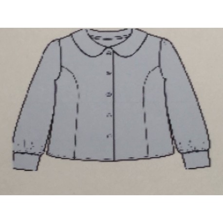 Chemisier Col Claudine Manches Courtes