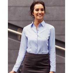 Ladies' LS Herringbone Shirt 