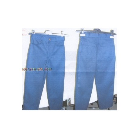 PANTALONS UNIS BLEU MARINE