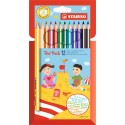 Crayons de couleur Stabilo Trio 12 pces