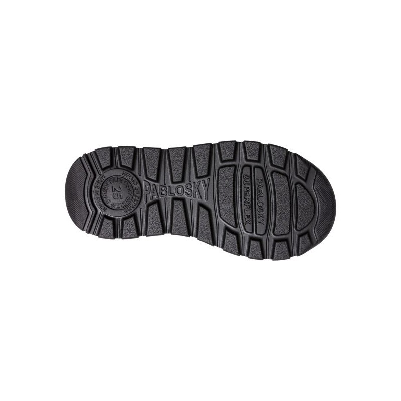 Chaussures noires d'écolier avec velcro