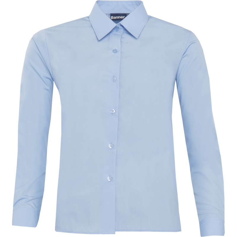 Girl's school blouse in a twin pack