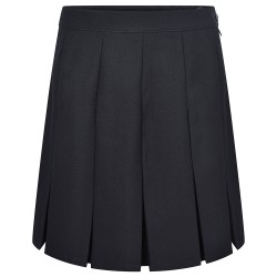 Stitched Down Box Pleat Skirt