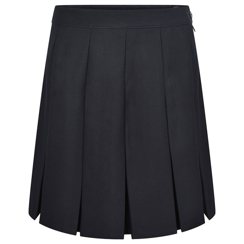 Stitched Down Box Pleat Skirt