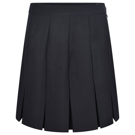 Stitched Down Box Pleat Skirt