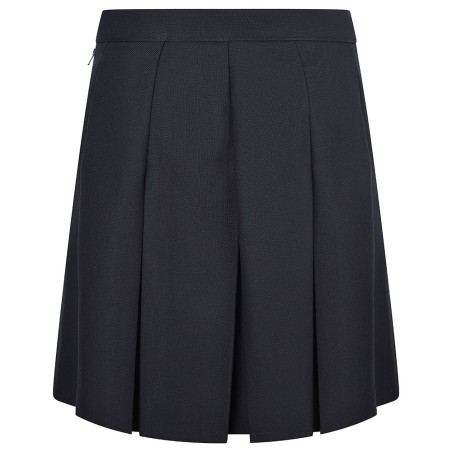 Stitched Down Box Pleat Skirt